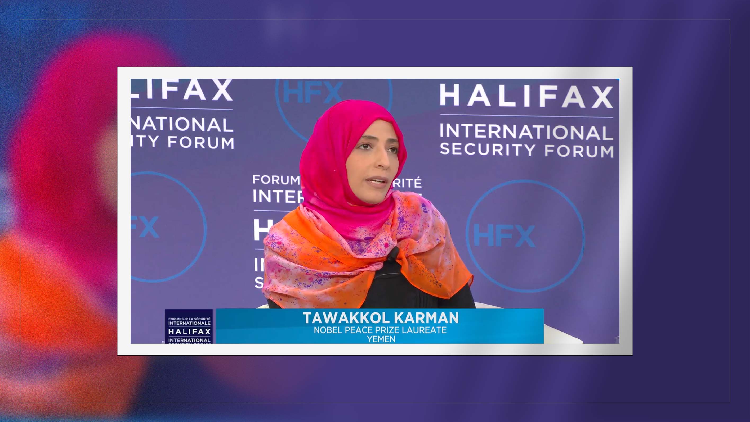 Karman’s participation in Canada Halifax Forum on democracy future